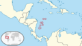 San Andres and Providencia in its region