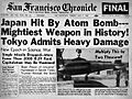 San Francisco Chronicle August 7, 1945