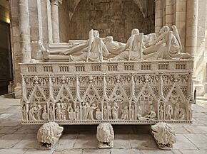 Archivo:Túmulo de D. Pedro I, Igreja do Mosteiro de Alcobaça 02
