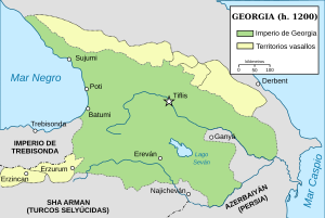 Archivo:The Georgian Empire of Queen Tamar, ca. 1200-es