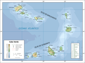 Archivo:Topographic map of Cape Verde-es