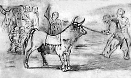 Archivo:Toro de cuerda (recorte de mural de Beas)