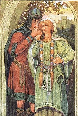 Archivo:Tristan and Isolde by Louis Rhead