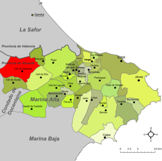 Vall de Gallinera-Mapa de la Marina Alta.svg