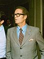 (Garrigues Walker) Adolfo Suárez junto a los ministros de Hacienda y de Obras Públicas y Urbanismo (cropped)