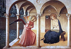 Archivo:ANGELICO, Fra Annunciation, 1437-46 (2236990916)