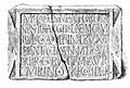 Bauinschrift Lanchester
