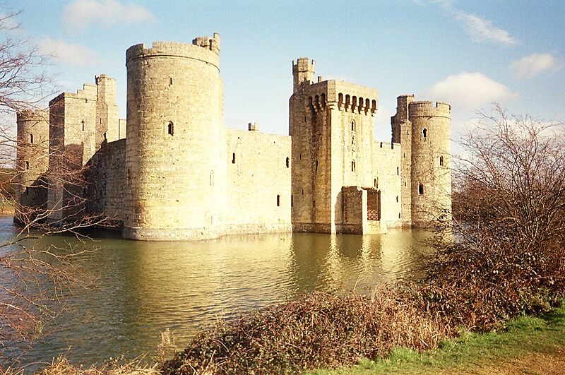 Bodiam Castle from the south