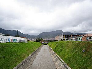 Archivo:Bogotá Río Fucha con carrera 16