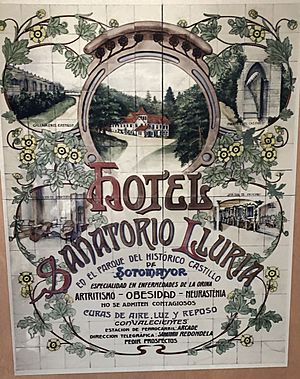 Archivo:Cartel hotel sanatorio Lluria 1913