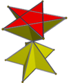 Crossed pentagrammic prism