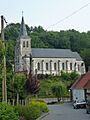 Enquin-les-Mines (Pas-de-Calais, Fr) église d'Enquin