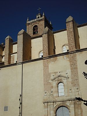 Archivo:Fachada lateral Iglesia de Nuestra Señora de la Asunción (S. XVI)