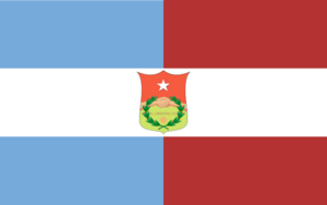 Archivo:Flag of Entre Rios (1833-1853) with arms