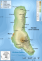 Grande Comore topographic map-es
