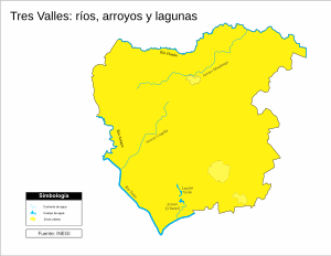Archivo:Hidrografía de Tres Valles