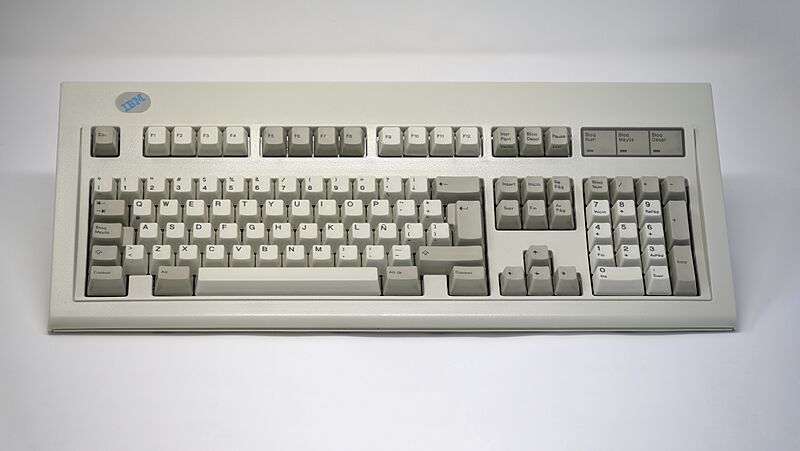 IBM Model M Spanish Keyboard