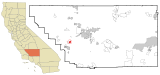 Kern County California Incorporated and Unincorporated areas Dustin Acres Highlighted.svg