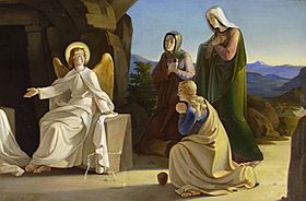 Archivo:L F Schnorr von Carolsfeld Die drei Marien am Grab Jesu