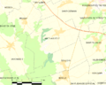 Map commune FR insee code 10186