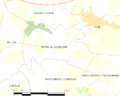 Map commune FR insee code 72184