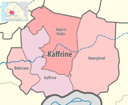 Map of the departments of the Kaffrine region of Senegal.png