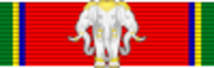 Archivo:Order of the White Elephant - Special Class (Thailand) ribbon