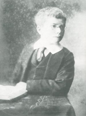 Archivo:Ronald Fisher as a child