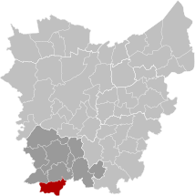 Ronse East-Flanders Belgium Map.svg