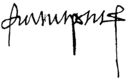 Firma de Clemente VII