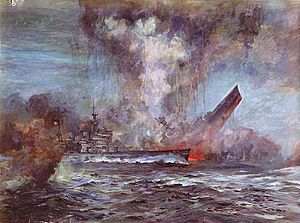Archivo:Sinking of HMS Hood