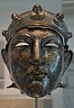 The Nijmegen cavalry helmet, an iron mask sheathed in bronze and silver discovered in 1915 on the left bank of the Waal river near Nijmegen, second half of the first century, Museum het Valkhof, Nijmegen (Netherlands) (9569871602)