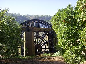 Archivo:Waterwheel near Abaran - Murcia - Spain - panoramio
