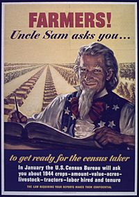 Archivo:"Farmers, Uncle Sam asks you...To get Ready for the Census Taker" - NARA - 514239