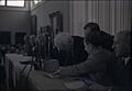 בן גוריון חותם על מגילת העצמאות 1948