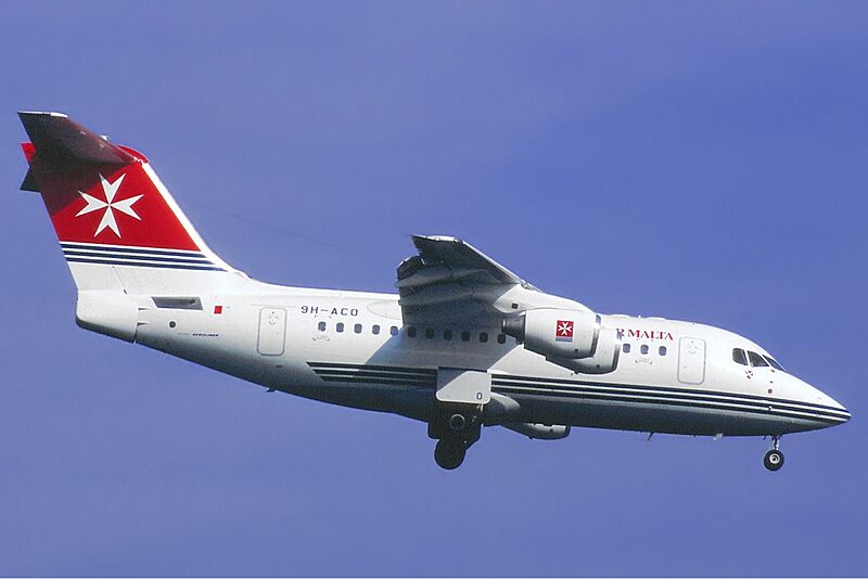 Air Malta BAe 146-100 Haafke