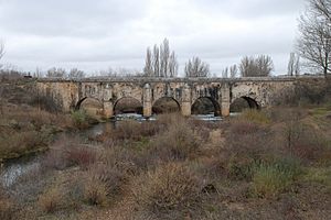 Archivo:Aqueduct of Abánades (Canal of Castile in Osorno la Mayor) 001