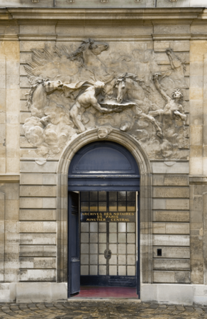 Archives nationales (Paris) cour des chevaux du Soleil (Minutier central des notaires de Paris)
