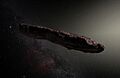 Artist's impression of ʻOumuamua