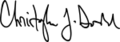 Chris Dodd Signature