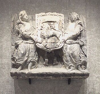 Escudo de armas de la Ciudad de Pamplona - SXVI 1