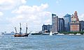 Halve Maen approaching Manhattan 28 June 2009