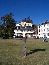 Archivo:Hingham town sign. - geograph.org.uk - 154006