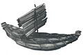 Huarpe canoe