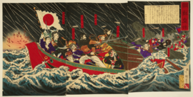 Archivo:Imo Incident Flight of Japanese Legation from Korea by Utagawa Kunimatsu 1882