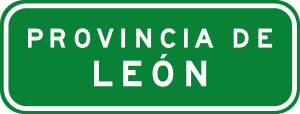 Archivo:Indicador provincial español León