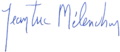 Jean-Luc Mélenchon signature