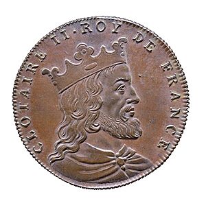 Archivo:Jean Dassier (1676-1763) - Clotaire II roy de France (584-629)