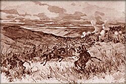 Archivo:Liebscher, Adolf - Porážka železných pánů u Sudoměře dne 25. března roku 1420