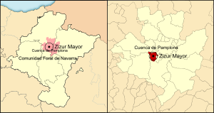 Archivo:Navarra - Mapa municipal Zizur Mayor